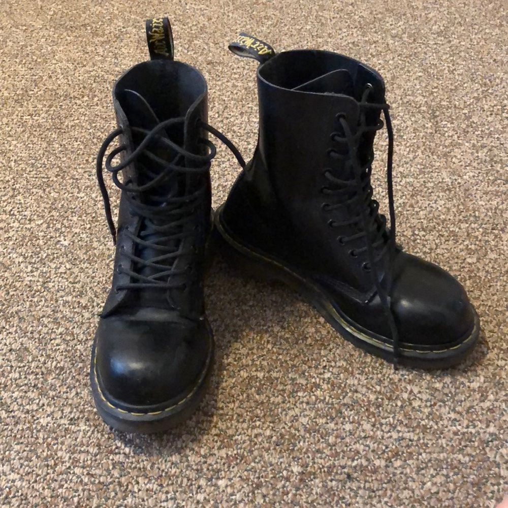Authentic doc marten leather boots