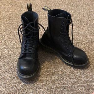 Authentic doc marten leather boots