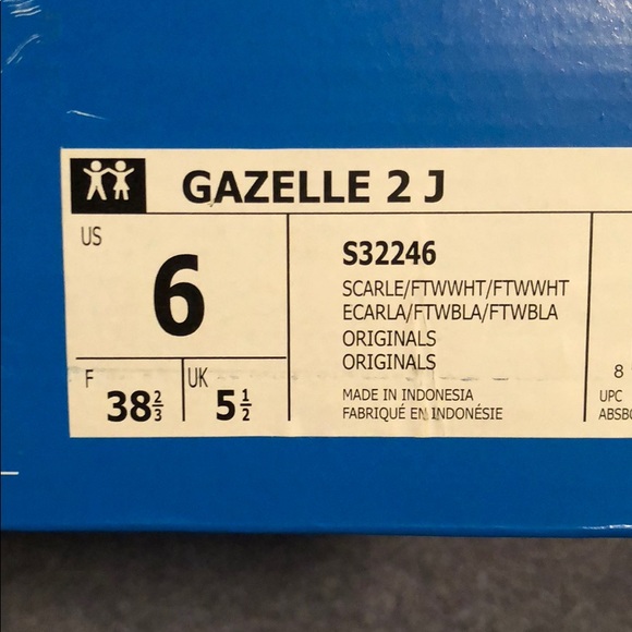 LAST PAIR! NEW Adidas Red Gazelle Trainers - Picture 6 of 7