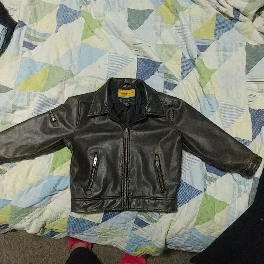 Faux leather coat (unisex)