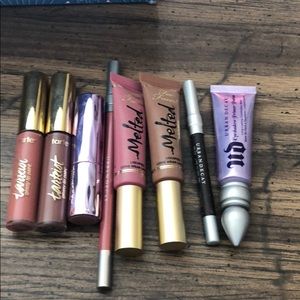 Full size lot of lip products too faced tarte UD!