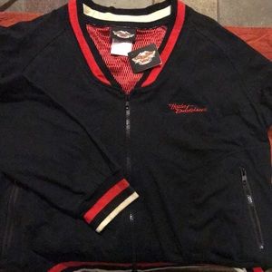 Harley Davidson. Active wear Terry Jacket.