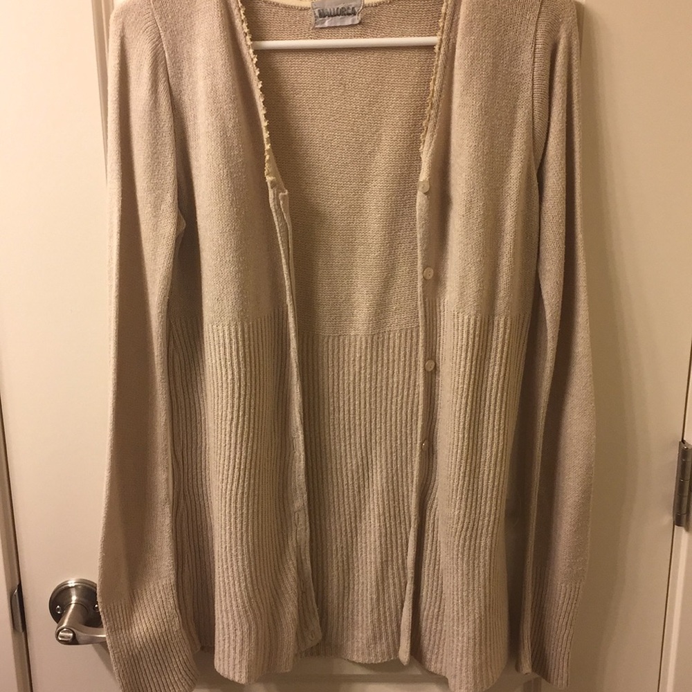 Tan cardigan