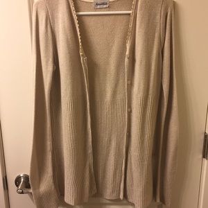 Tan cardigan