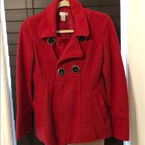 Super comfy red coat!