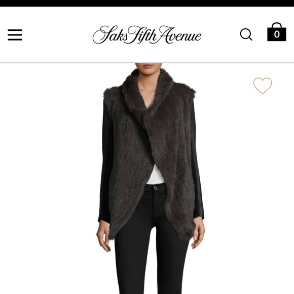 june Jackets & Blazers - Navy Fur Vest bu June