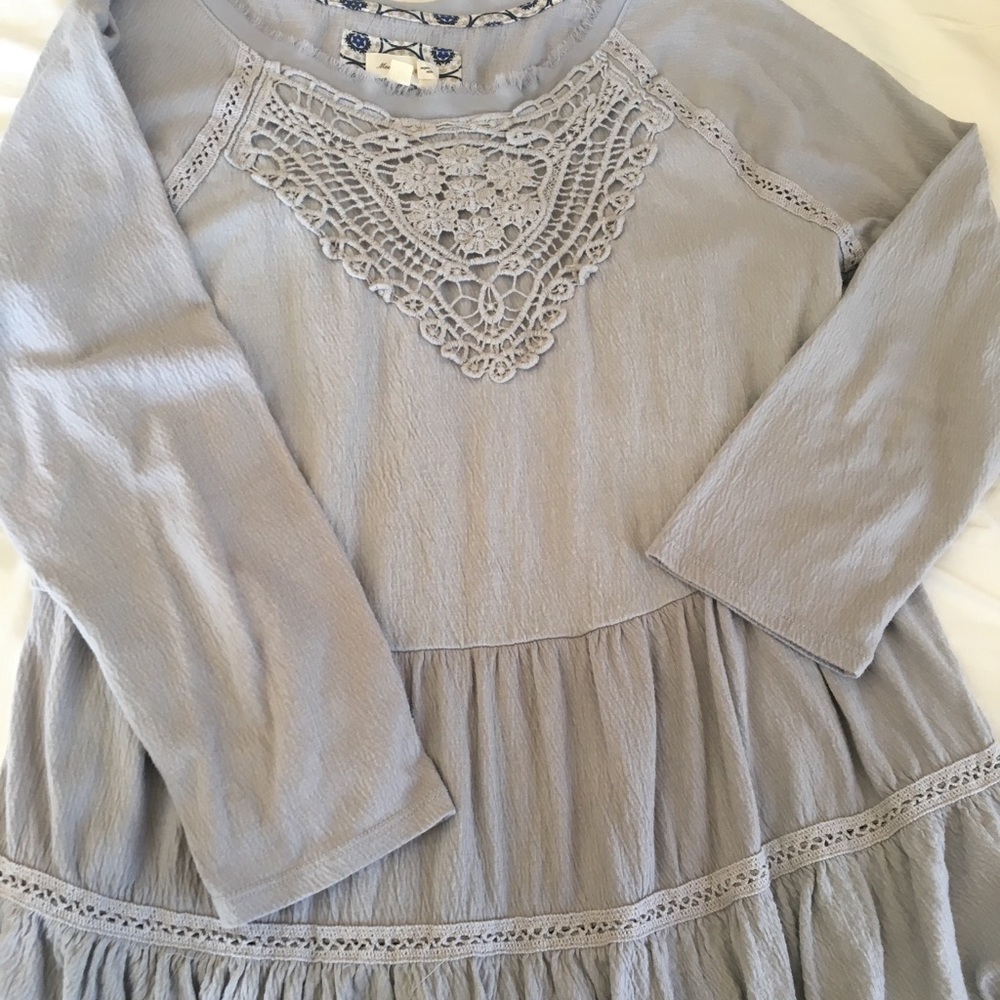 Anthro 3/4 sleeve Blouse