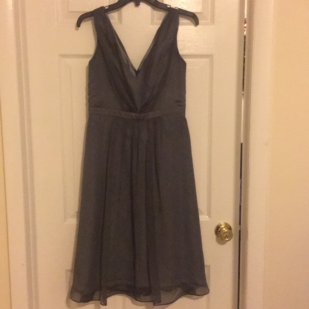 Grey cocktail dress