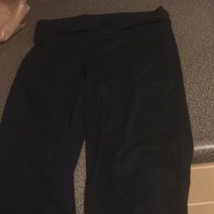 Prana capris style pants with back slit M