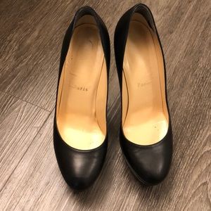Christian Louboutin Bianca Black Heels 37 120mm