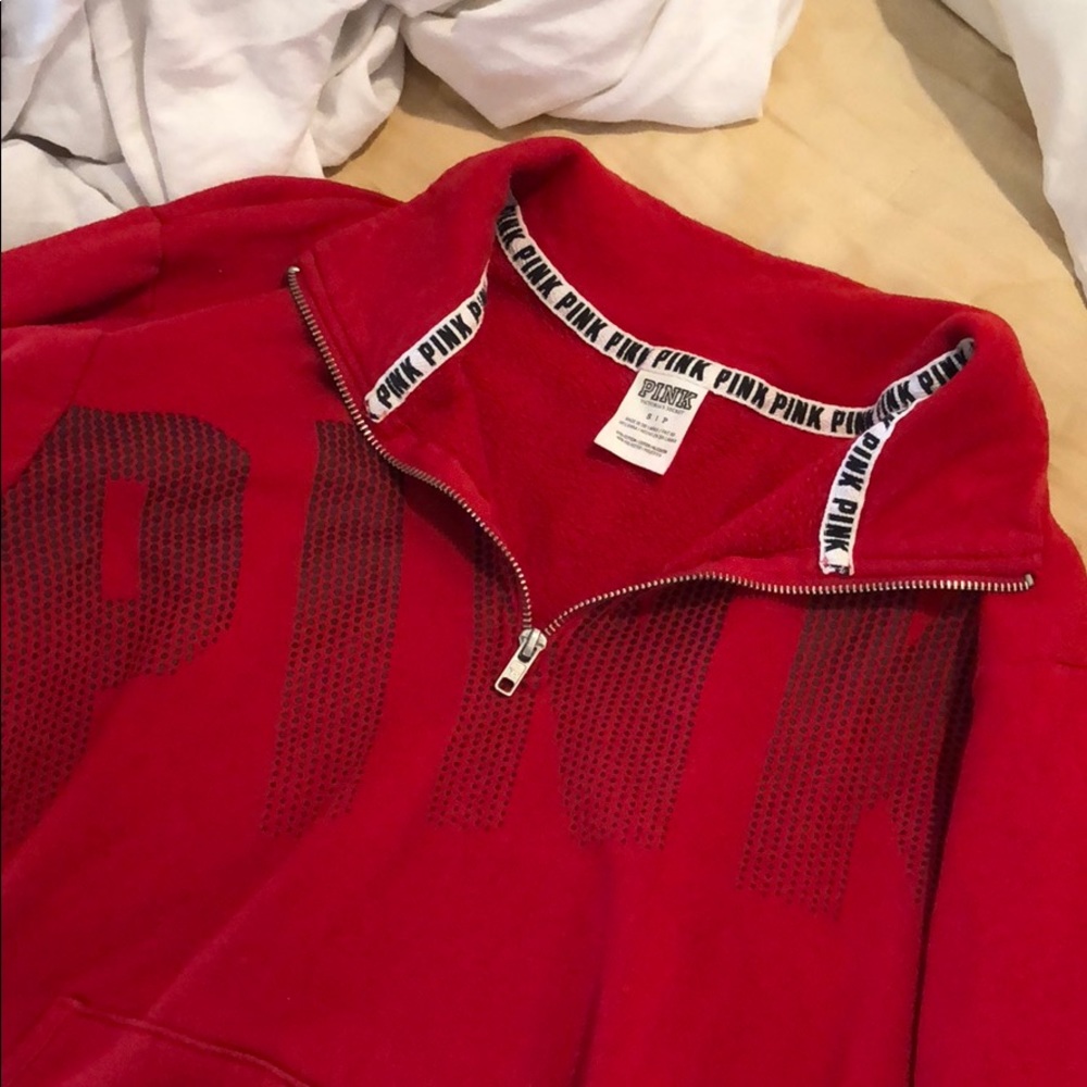 Pink Quarter Zip