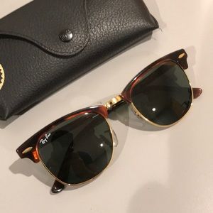 Ray Ban RB3016 classic clubmaster sunglasses 49mm