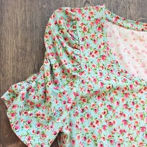 Light blue floral top