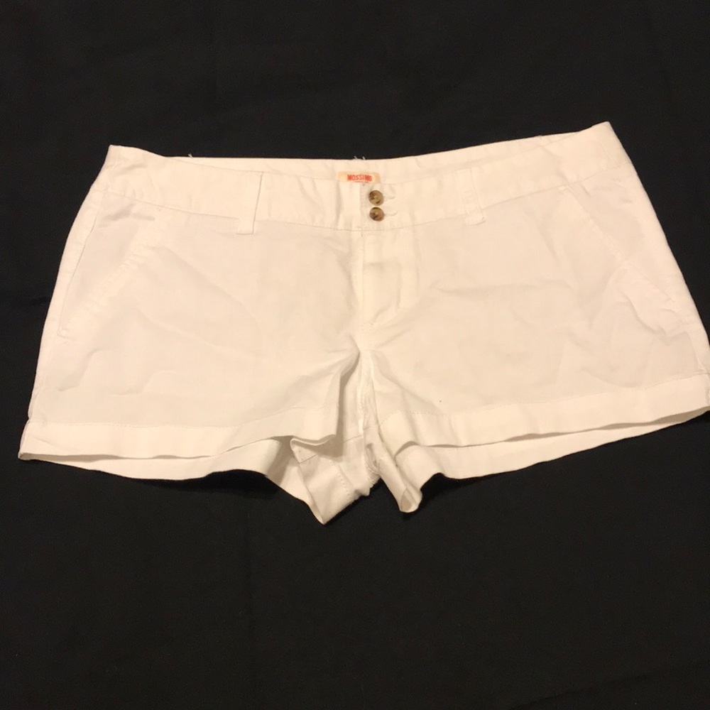 White Mossimo Short Shorts