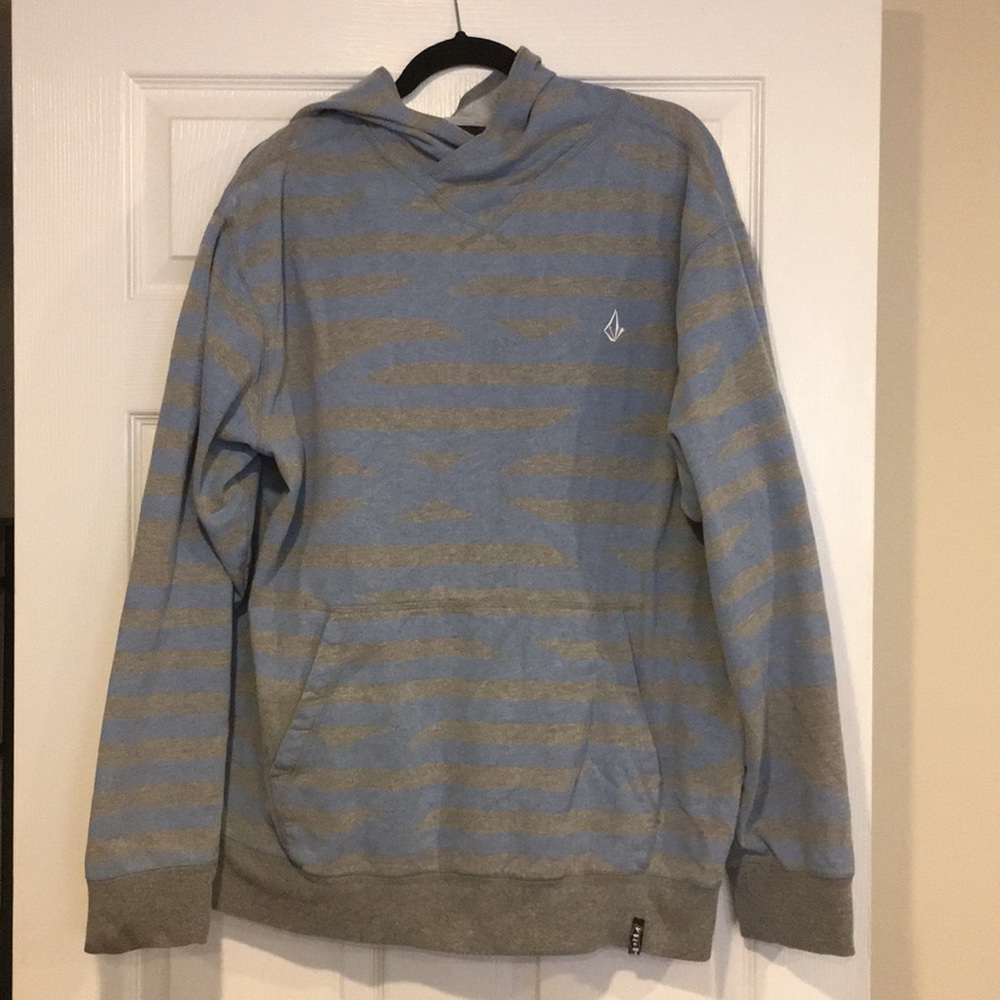 Volcom Offline Hoodie - Blue & Gray