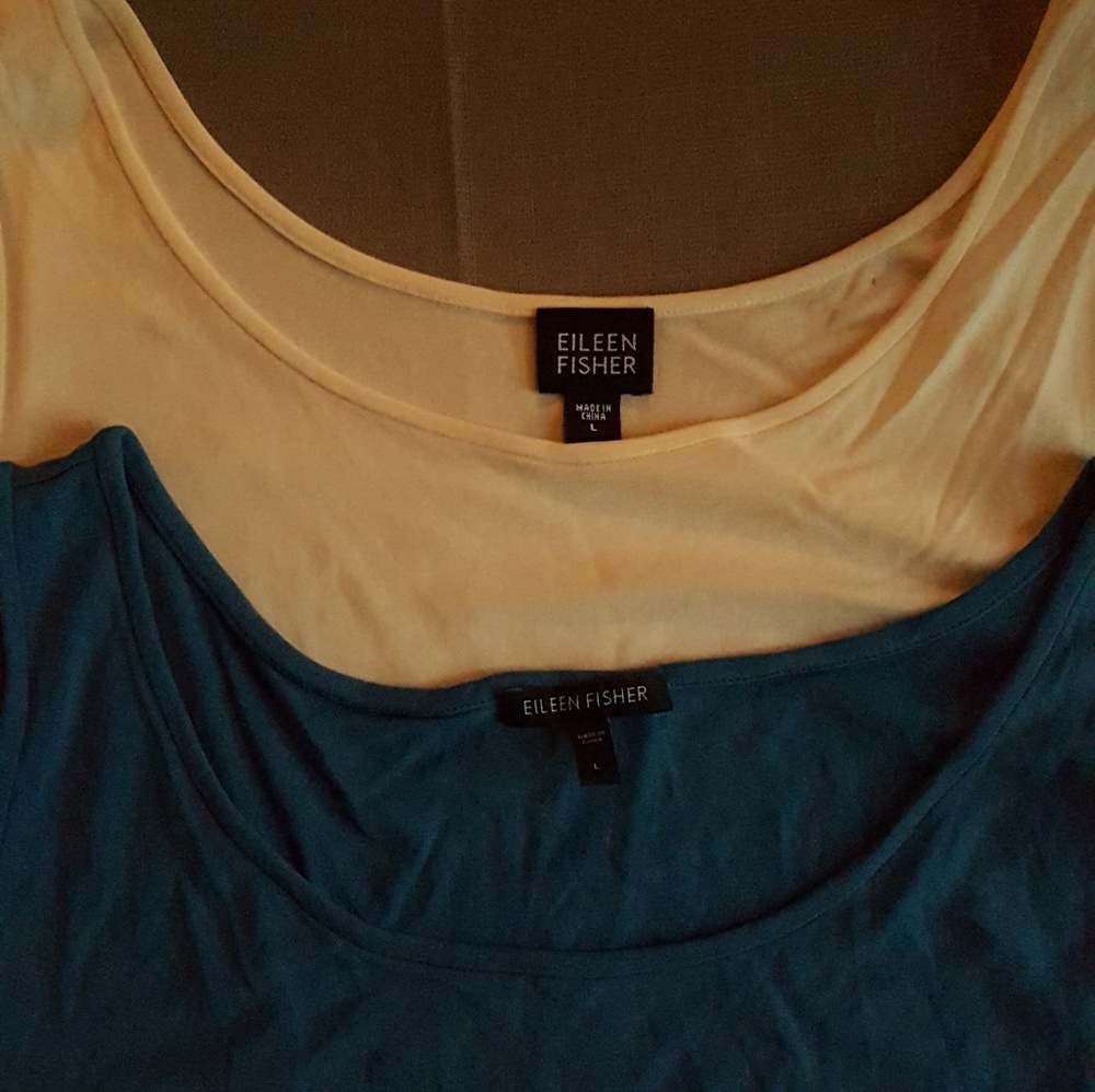 Eileen Fisher Silk Tank Tops