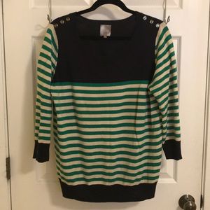 Anthro 3/4 sleeve sweater