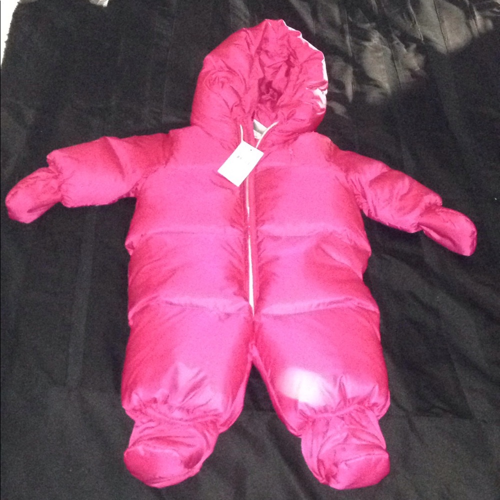 Kids Ralph Lauren pink snow suit