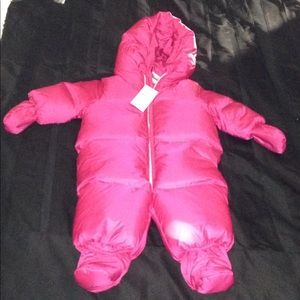 Kids Ralph Lauren pink snow suit