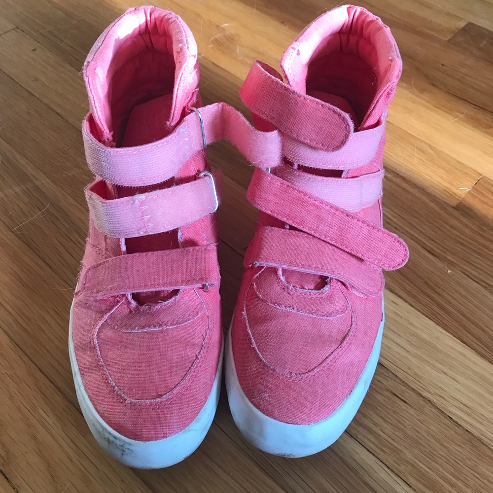 Pink high tops