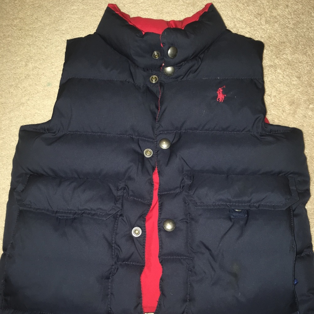 Polo Ralph Lauren down reversible vest 3T