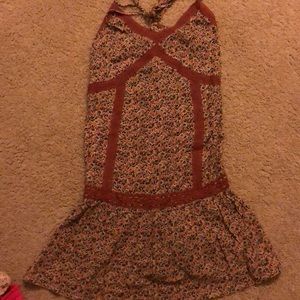 Floral american eagle sun dress