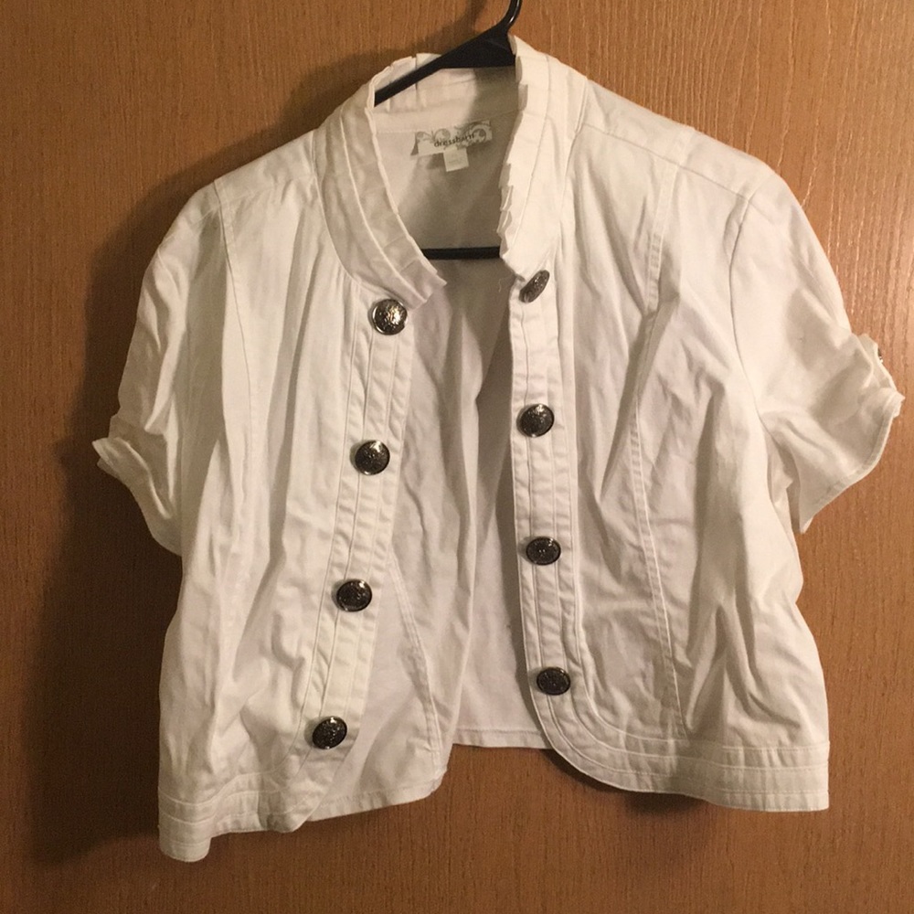 Dress Barn Short Sleeved Jacket
