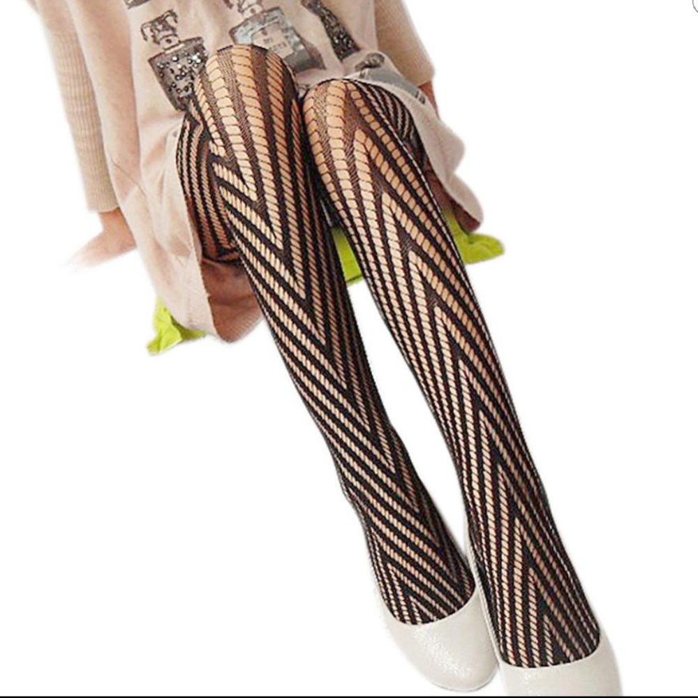 😎 Black Fishnet Pantyhose