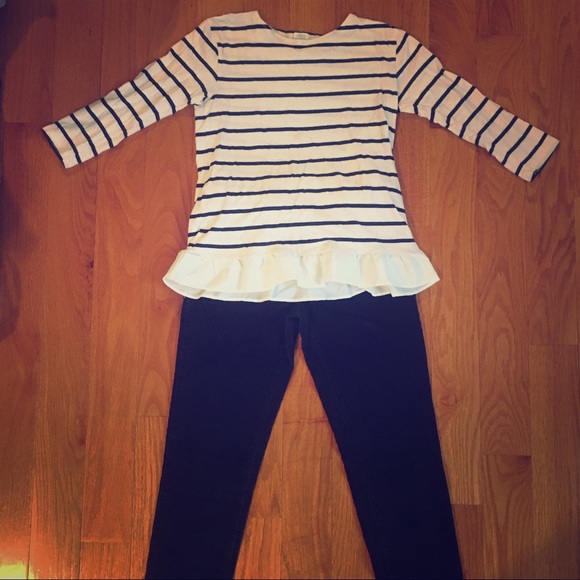 Crewcuts girls size 12 striped tee - Picture 1 of 4