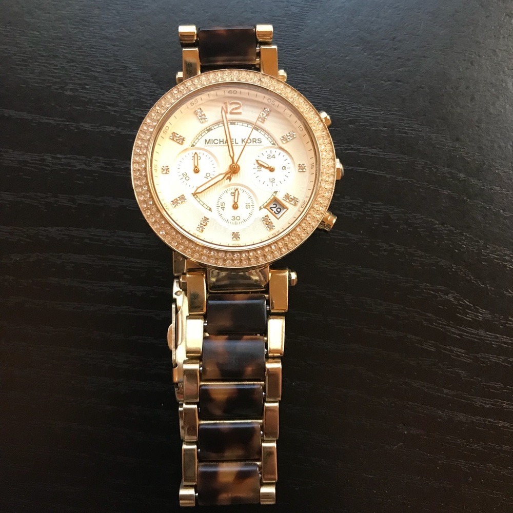 Michael Kors Tortoise Shell Watch