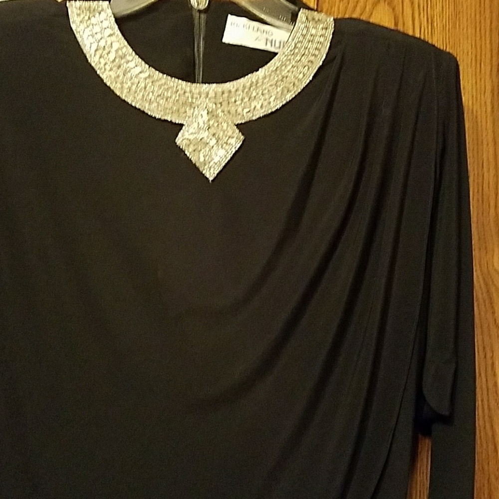 VINTAGE BLACK COCKTAIL DRESS