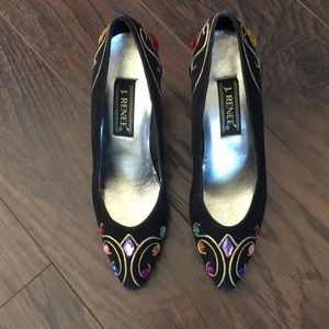 Vintage Jewelled Heels