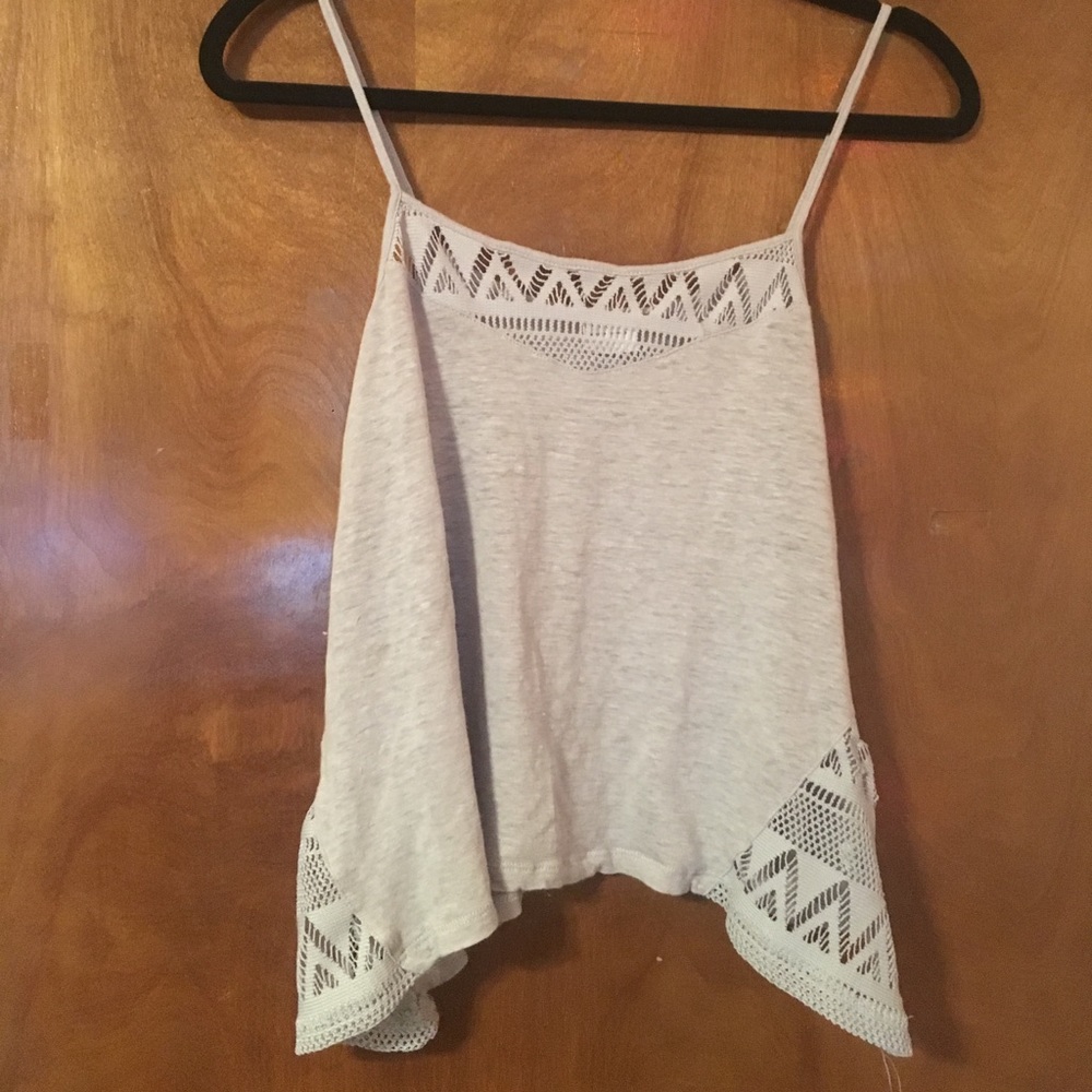 Smile gray stylish tang top