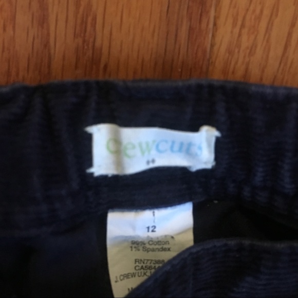 Crewcuts girls size 12 navy corduroy pants - Picture 5 of 5