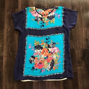 Floral Silk Mini Dress