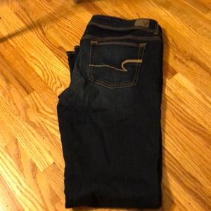 American Eagle Kick Boot dark wash jeans