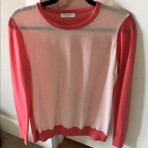 Equipment silk and wool sweater blouse