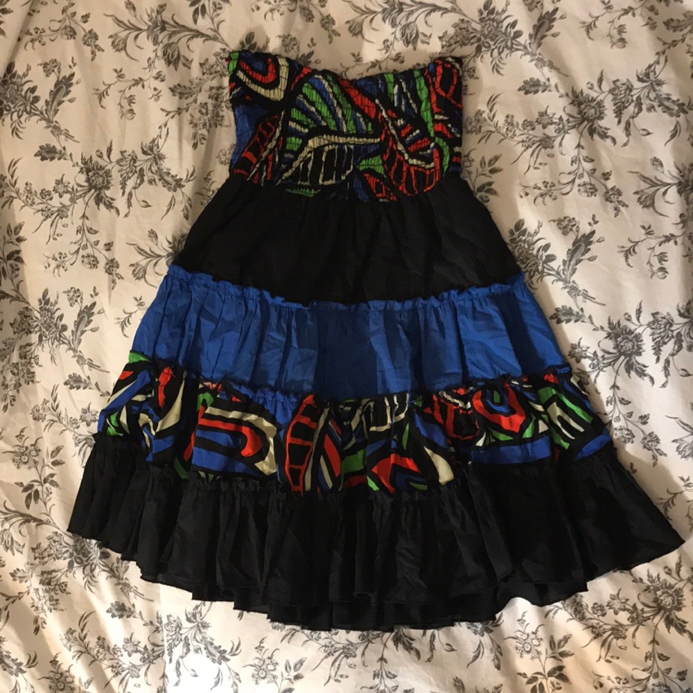 Forever 21 Baby Doll Patterned Dress
