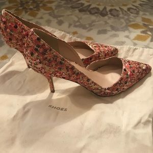 Size 8.5 | JCrew Colette d'Orsay glitter mosaic