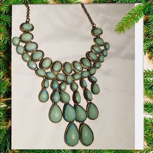 Layered bib necklace