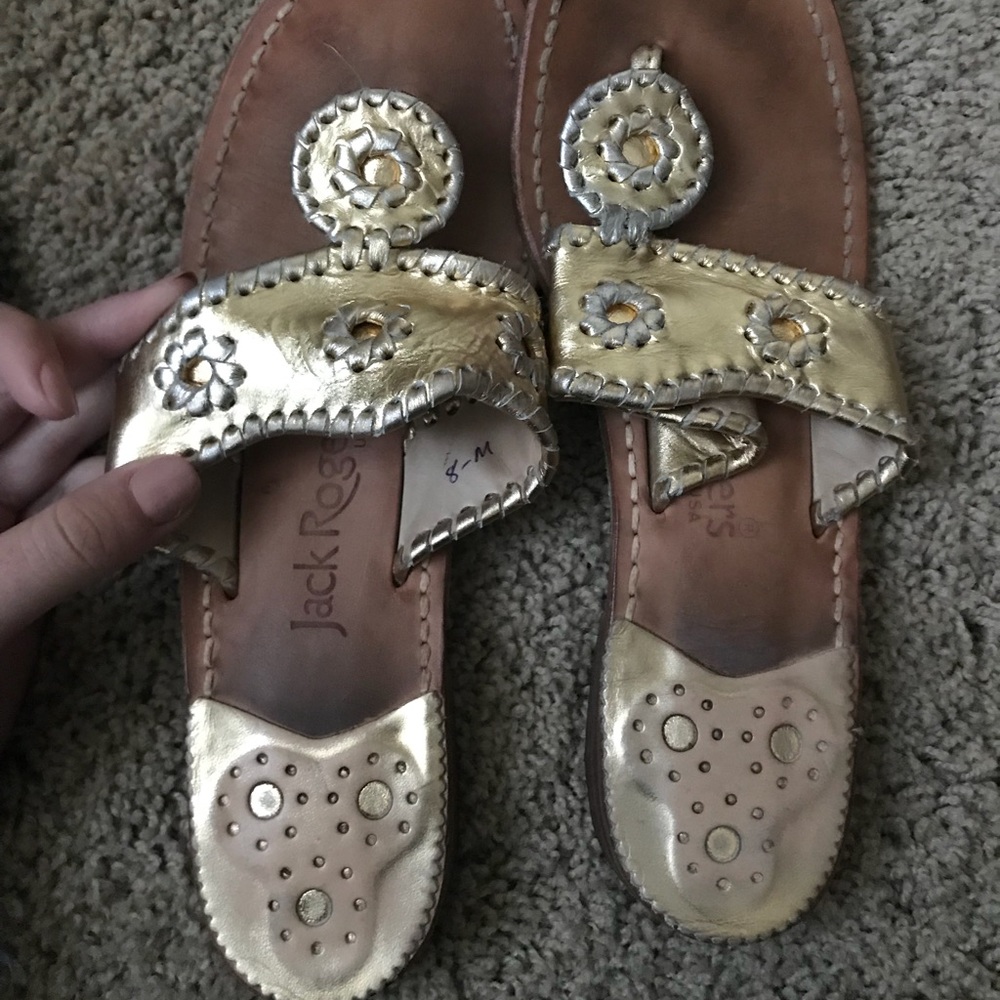 Gold jack Rogers