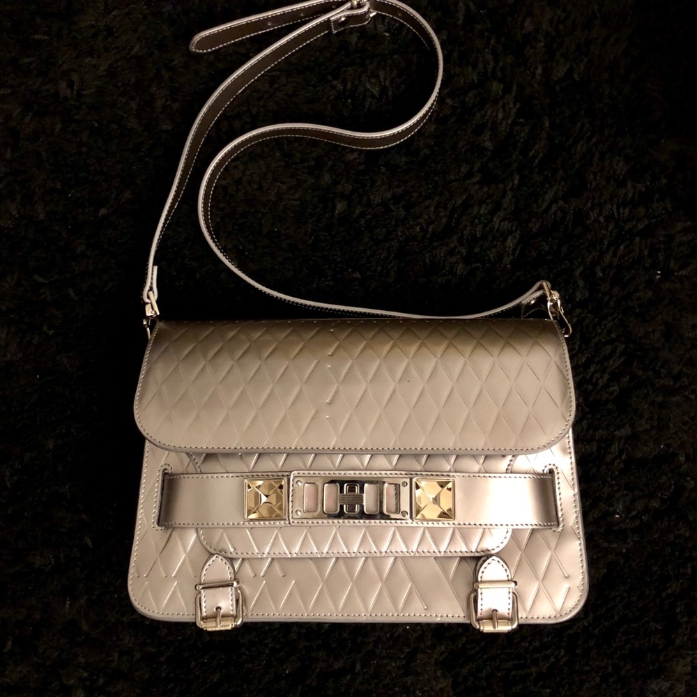 Proenza Schouler PS11 Metallic Leather Bag