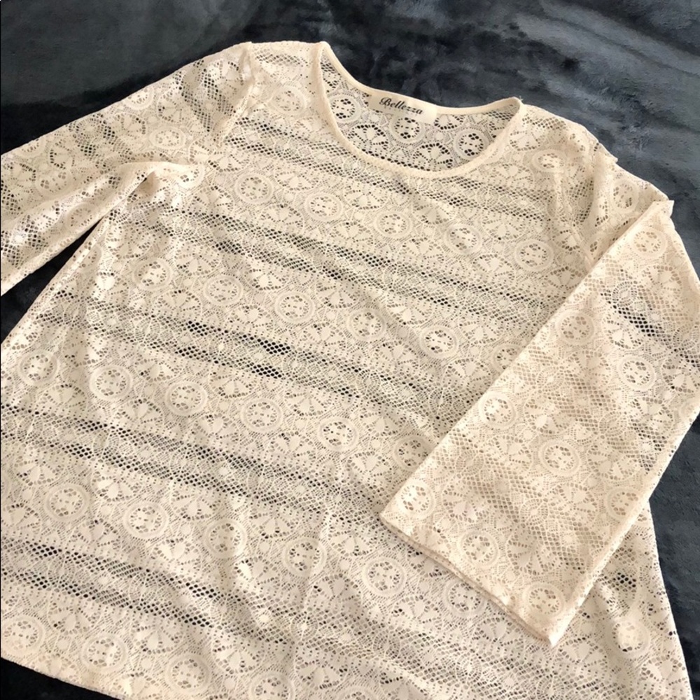 Long Sleeve Lace Top
