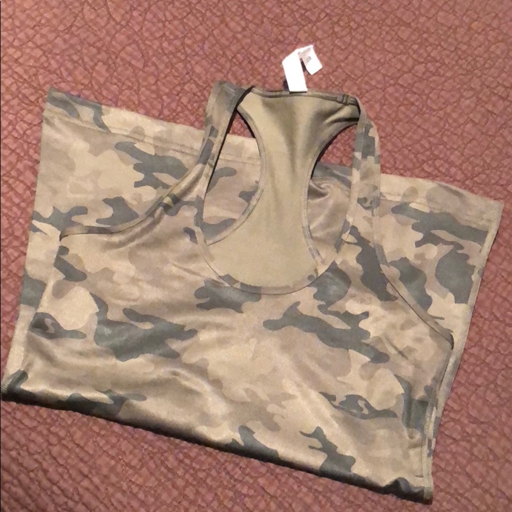 NWOT Lululemon Racerback Army Fatigue Tank
