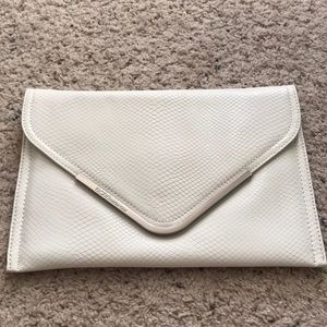White Envelope BCBGENERATION clutch