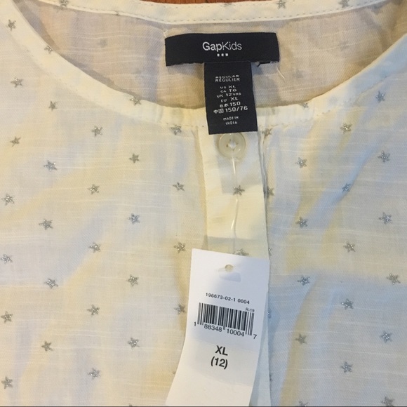 GapKids girls long sleeve shirt size xl 12 - Picture 3 of 5