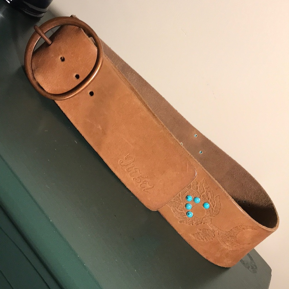 Diesel leather belt