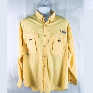 Columbia PFG Long Sleeve fishing shirt Sz L vented