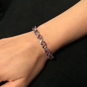 NWT Amethyst Heart Bracelet 💜 (Feb Birthstone)