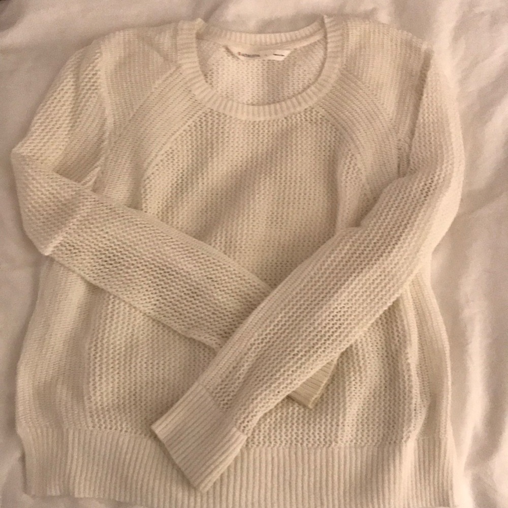 See through knit Athleta sweater